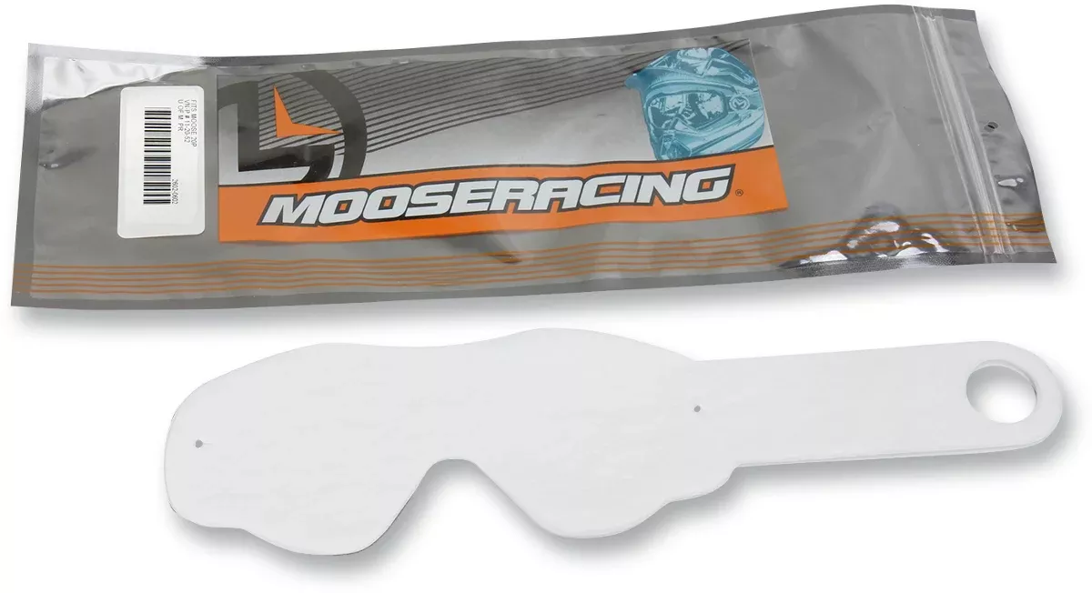 Moose Offroad Youth Qualifier Tear-Offs – Clear – 10 Pack-2602-0707