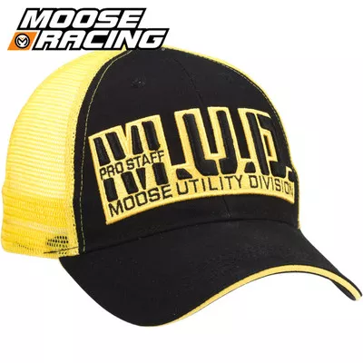 Moose Racing Adjustable Strap Utility Division Pro Staff Hat Black