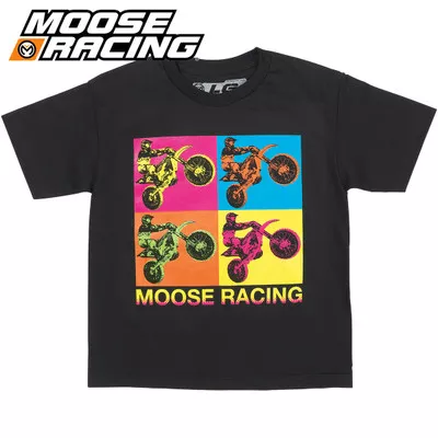 Moose Racing Moto Youth Tee Black (Closeout)