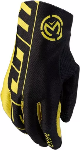 Moose Racing MX2 Hi Viz Black Gloves