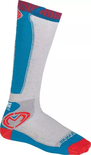Moose Racing Sahara Red White Blue Socks