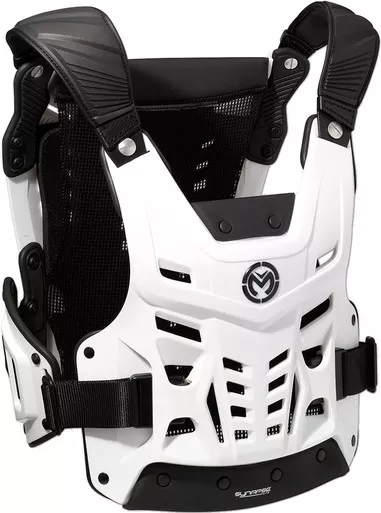 Moose Racing Synapse Lite Pro White Black Roost Deflector