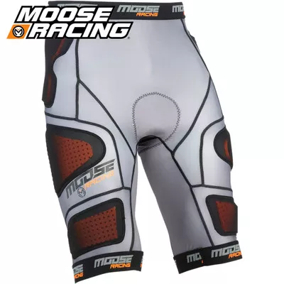 Moose Racing XC1 Base Armor Shorts Gray