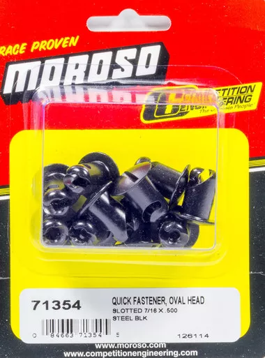 Moroso Oval Head Quick Fastener 7/16 x .500 71354