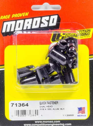 Moroso Oval Head Quick Fastener 7/16 x .550 71364