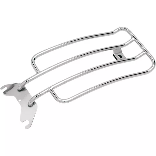 Motherwell 6" Solo Luggage Rack for 1997-2017 Harley Softail Springer - Chrome