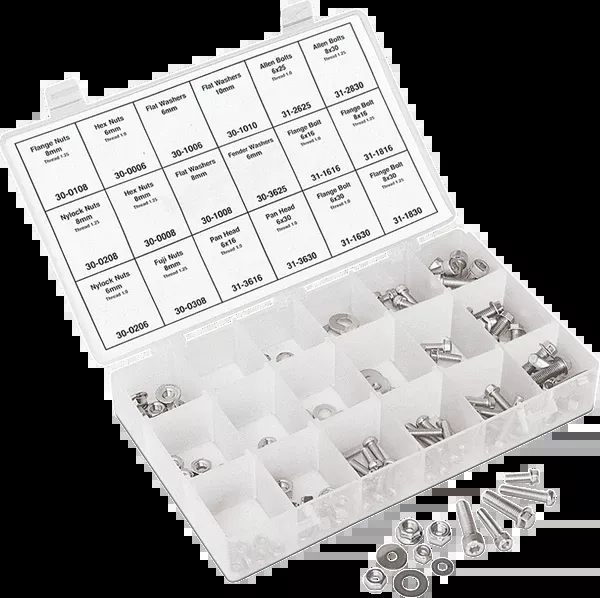 Motion Pro Hardware Kit – Bike Repair/Metric – 180 Piece