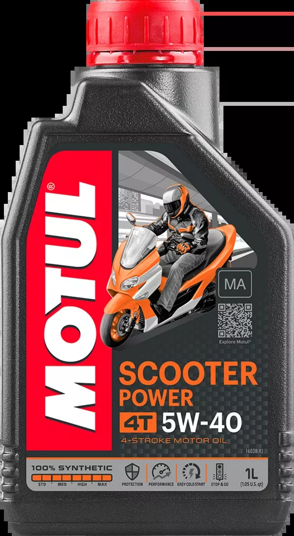 Motul Scooter Power 4T Oil – 5w-40 – 1L