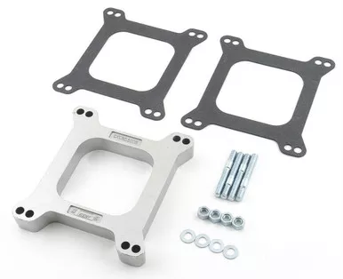Mr. Gasket 1in. Open Center Carb Spacer Aluminum 6005