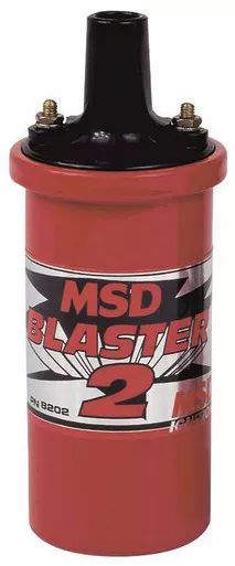 MSD Blaster 2 High-Performance Ignition Coil 45,000V Red 8202