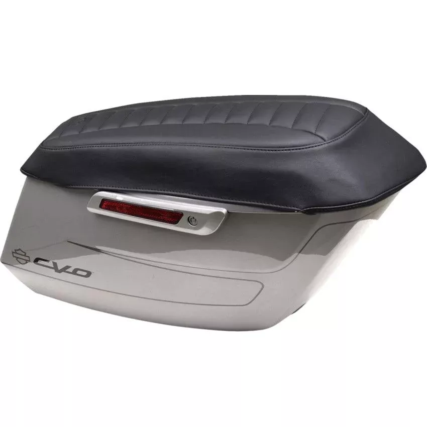 Mustang Black Saddlebag Lid Covers for Harley 2023-2024 FLHX/FLTR Models