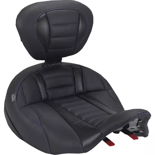Mustang Deluxe Touring Seat with Backrest for 2024-2026 Harley Touring