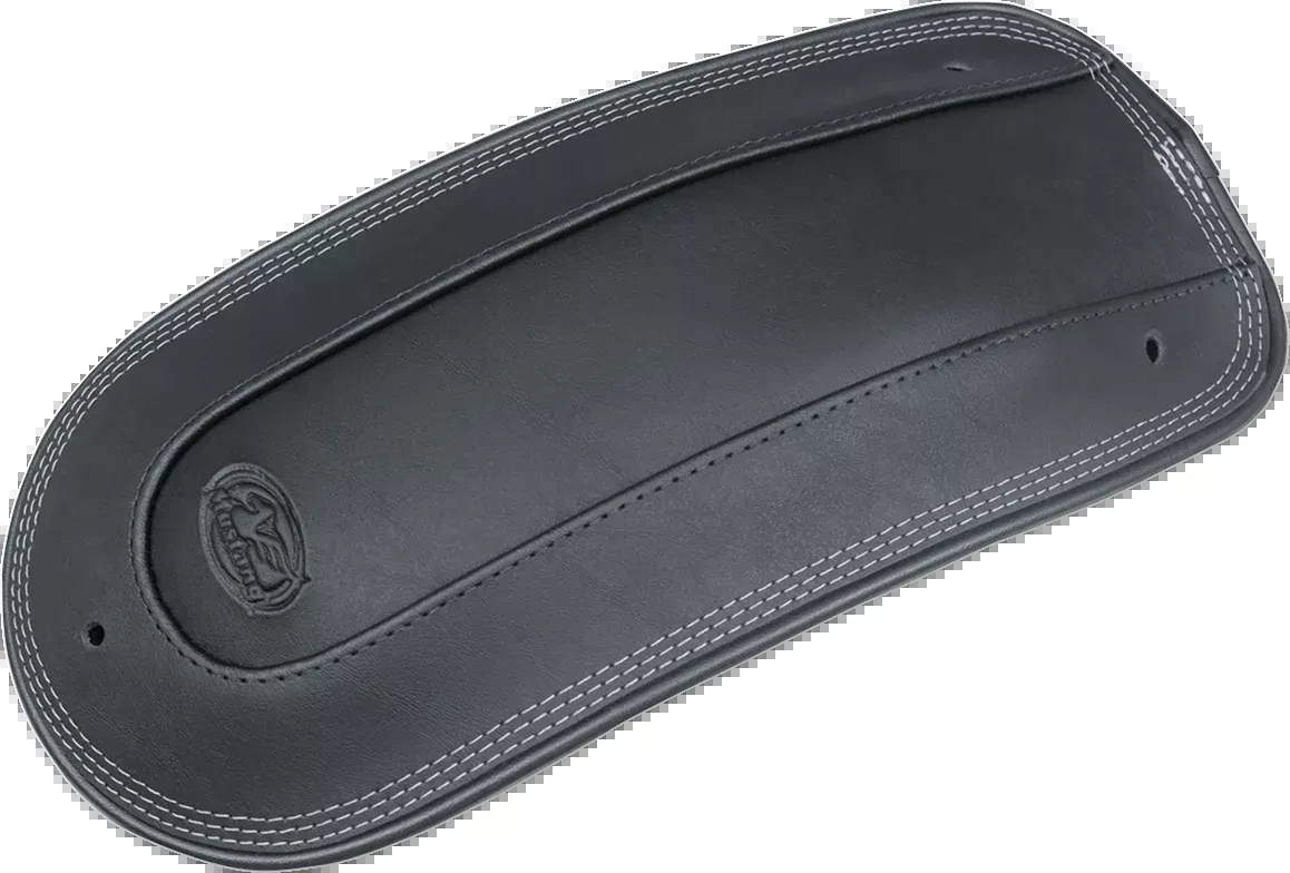 Mustang Fender Bib - Triple Stitch - Black - HD Softail '18-'21 - 78166
