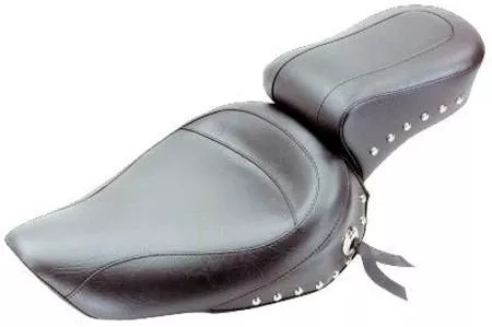 Mustang One-Piece Original Seat for Dyna Glide/Wide Glide'96-03 -Studded