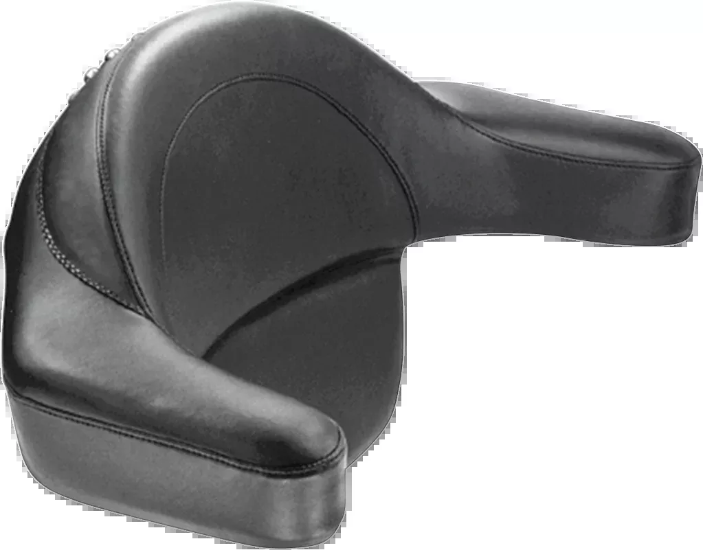 Mustang Passenger Pad - with Armrest - Smooth - FLT/FLHT '80-'13 - 75324
