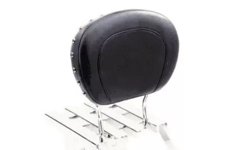 Mustang Seats Sissy Bar Pad for Harley Davidson Touring Models '08-25 -Black Studs