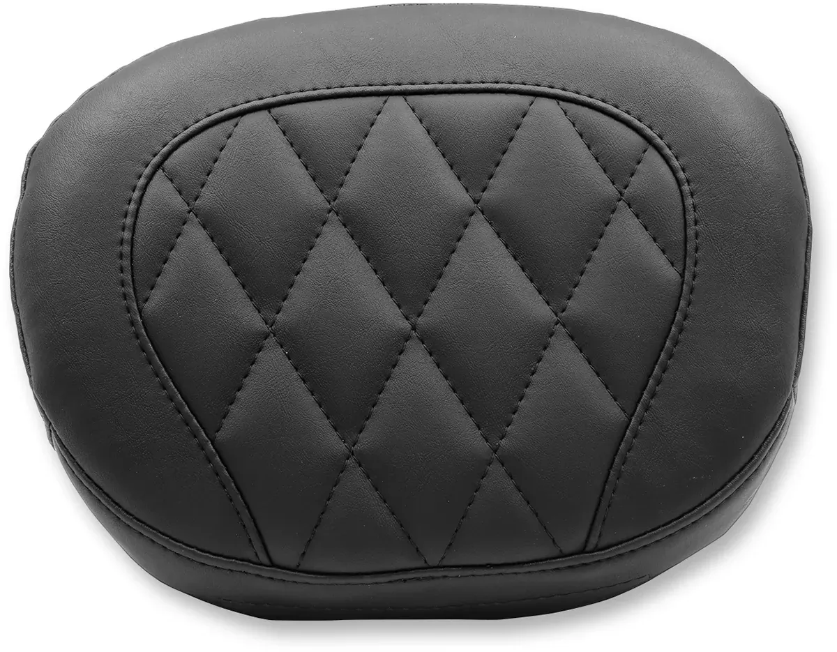 Mustang Sissy Bar Pad - Black - Diamond - FXS/FLS '11-'17 - 76768
