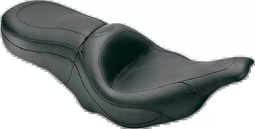 Mustang Sport Touring Seat - Plain - FLHT/FLTR '97-'07 - 75454