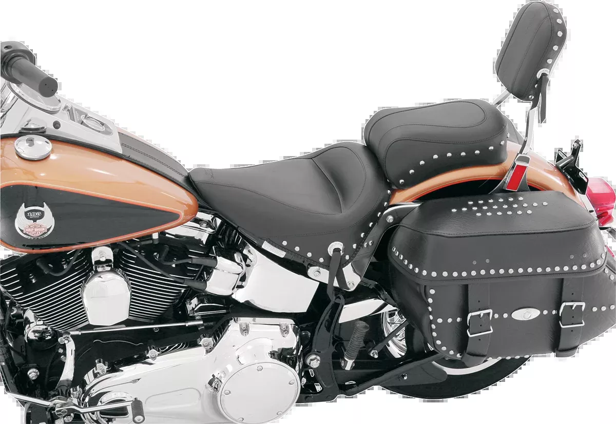 Mustang Studded Solo Seat - FLST '00-'17 - 76174