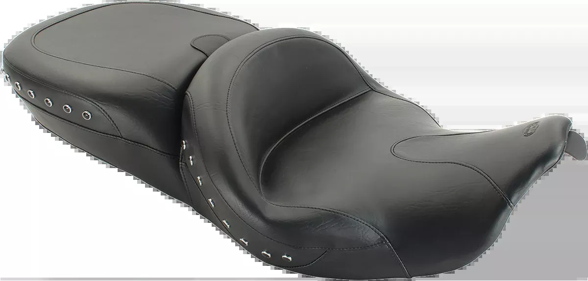 Mustang Summit Studded Black Seat - Backrest Receptacle - FL '08-'25 - 76862