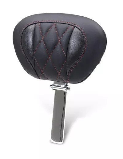 Mustang Super Touring Deluxe Diamond Driver Backrest For Harley FLHX / FLTRX 2023-2026