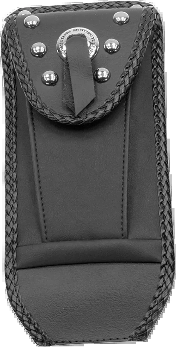 Mustang Tank Bib with Pouch - Studded - Softail - 93309