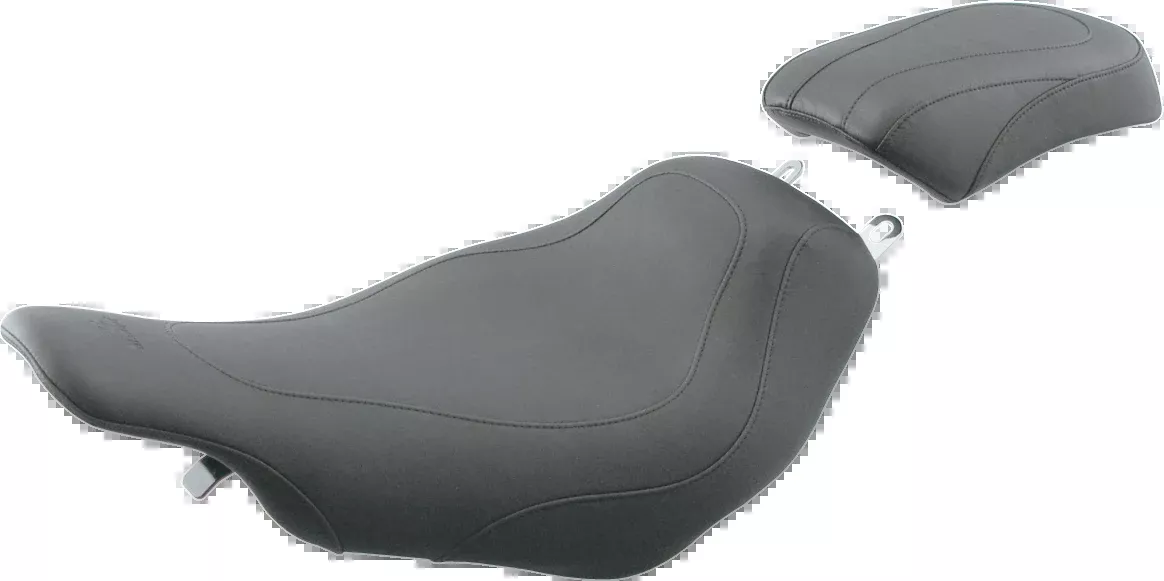 Mustang Tripper™ Solo Seat - without Backrest - Stitched - Black - FLH/FLT '97-'07 - 76457