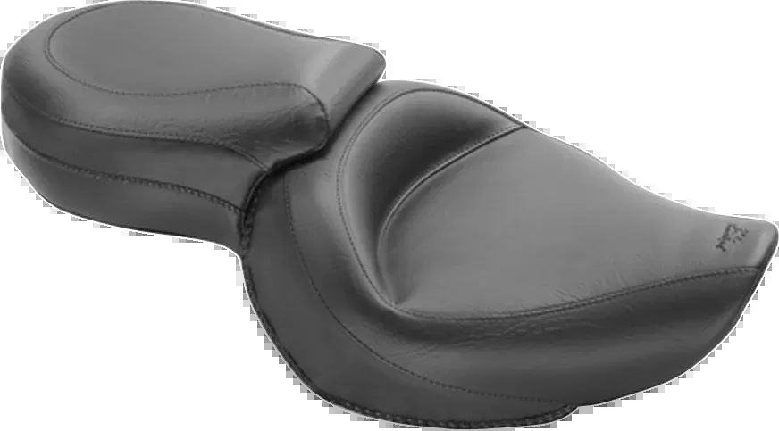 Mustang Vintage Style Seat - Wide - Smooth - Black - XLC - 76143
