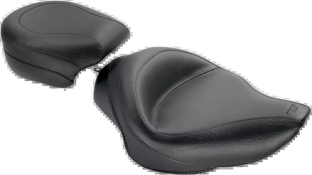 Mustang Wide Rear Seat - Smooth - Black - XL '04-'21 - 76507