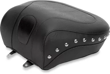 Mustang Wide Rear Seat - Studded - Black - Softail '84-'99 - 79114