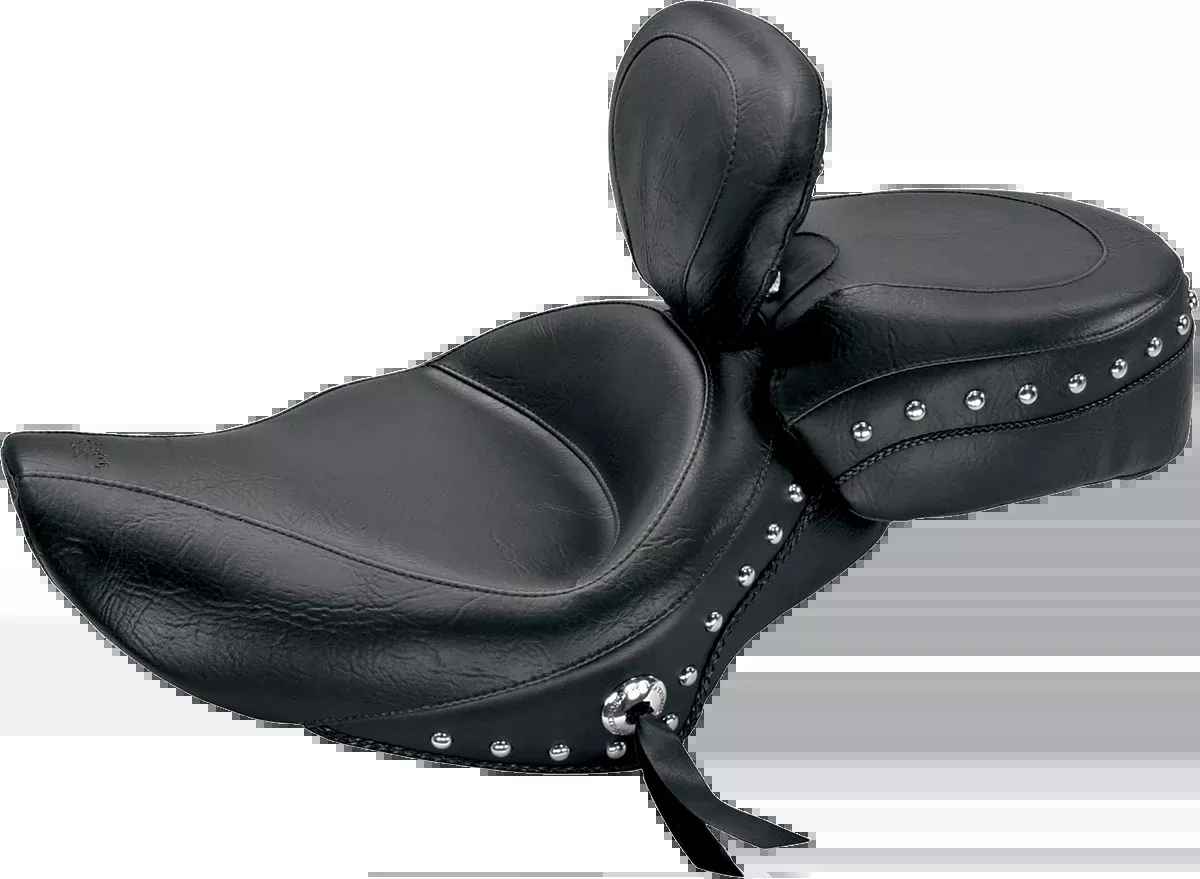 Mustang Wide Rear Seat - Studded - Black - XL '04-'21 - 79377