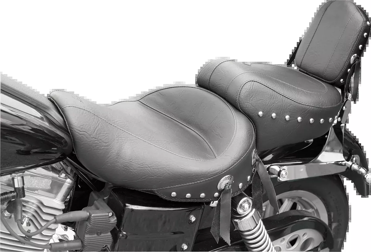 Mustang Wide Studded Seat - FXDWG '96-'03 - 75530