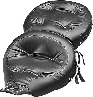 Mustang Wide Studded Touring Seat - FLT '91-'96 - 75555