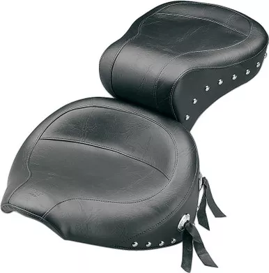 Mustang Wide Studded Touring Seat - Softail '84-'99 - 75503