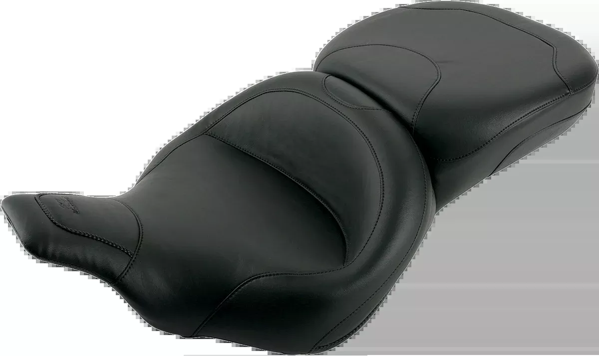 Mustang Wide Touring Seat - Smooth - FLH/FLT '97-'07 - 75449