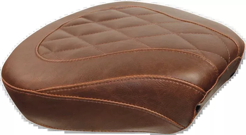 Mustang Wide Tripper Rear Seat - Brown - Diamond - FL '97-'25 - 76723