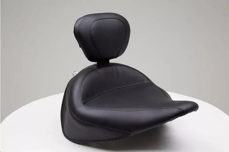 Mustang Wide Vintage Solo w/ Driver Backrest for '16 Heritage Classic
