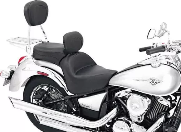MustangOne-Piece Wide Touring SeatwithDriver Backrestfor Vulcan 900 '06-up