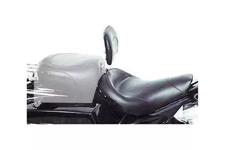 MustangSolo Seat with Driver Backrestfor Road King '97-07-Studded