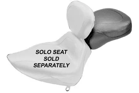 MustangSport Recessed Rear Seat (for Driver Backrest Solos) on Heritage Springer '00-05 (w Standard Rear Tire) -Studded
