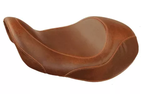 MustangWide Tripper Forward Solo Seat for '06-17 Dyna/Wide Glide Models - Distressed Brown
