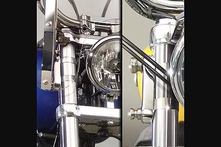 National Cycle QuickSet4 Mount Hardware for SwitchBlade Windshields on FX Models Narrow Glidew/ 39mm Fork Tubes Click for fitment