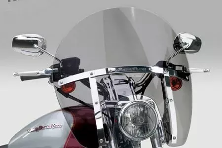 National Cycle SwitchBlade Windshield for FLHModels Road King (With or Without H-D Lightbar Installed) - Chopped, Tinted Style