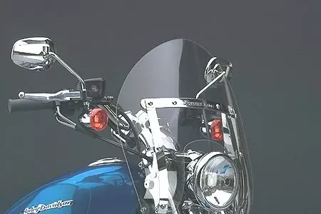 National Cycle SwitchBlade Windshield for FX Models Narrow Glide w/ 39mm Fork Tubes - Shorty, Clear Style