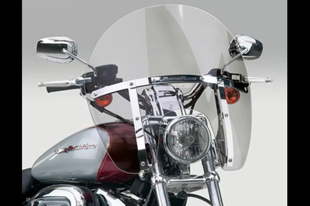 National Cycle SwitchBlade Windshield for XL Models w/ 39mm Fork Tubes -Chopped, Clear Style