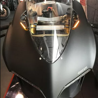 New Rage Cycles Ducati 899 Panigale 14-17 Mirror Eliminators w/ LED Turn Signals