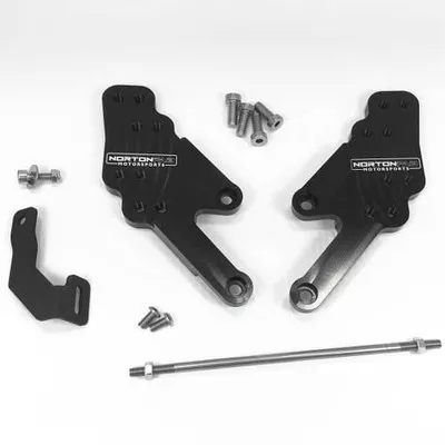 Norton Motorsports Yamaha R3 Rearset Riser Kit for OEM Rearsets