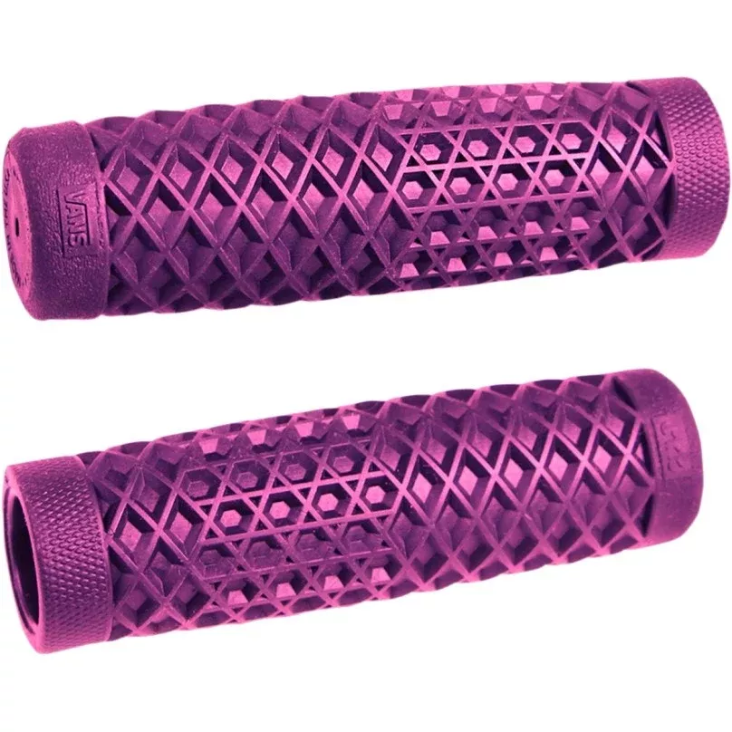ODI B02VTIP Purple Vans Rubber 1" Dia. 5" Length Motorcycle Handlebar Grips Harley