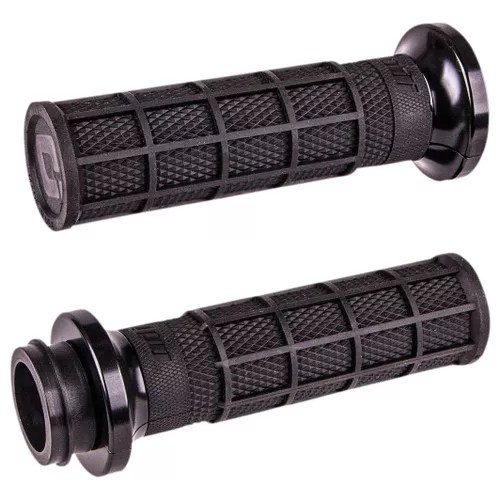 ODI Hart Luck Full Waffle Lock-On Grips for Harley Electronic Throttle