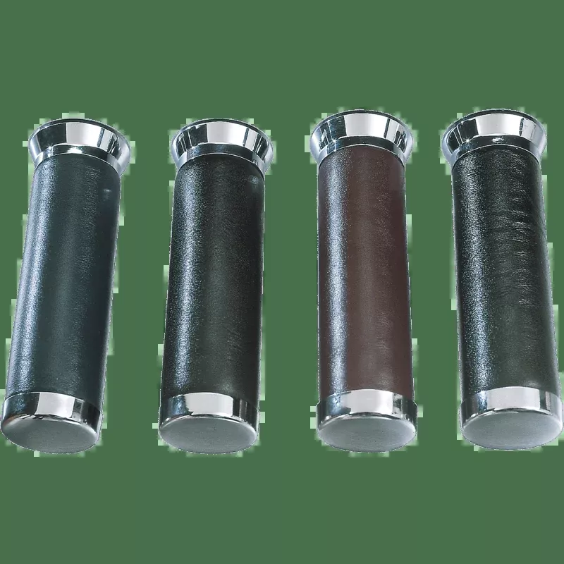 Parts Unlimited 88-00 Leather Grips (PR)